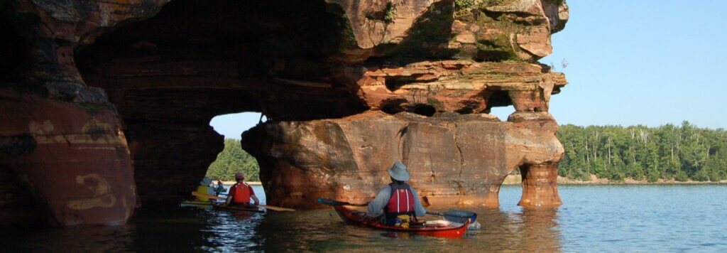 Kayaking Apostle Islands Sea Caves