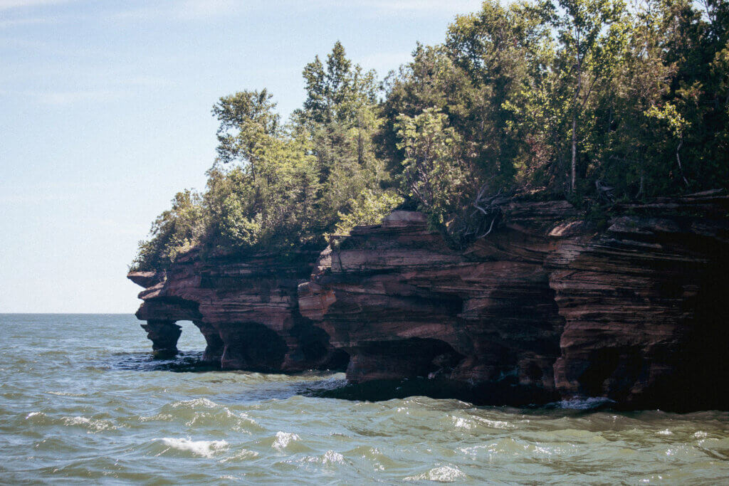 devils islands sea caves