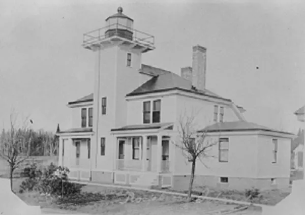 Highlight Number 6 of an Apostle Islands Cruises' Grand Tour:  The Raspberry Lighthouse in the 1800s. PC: National Park Service.