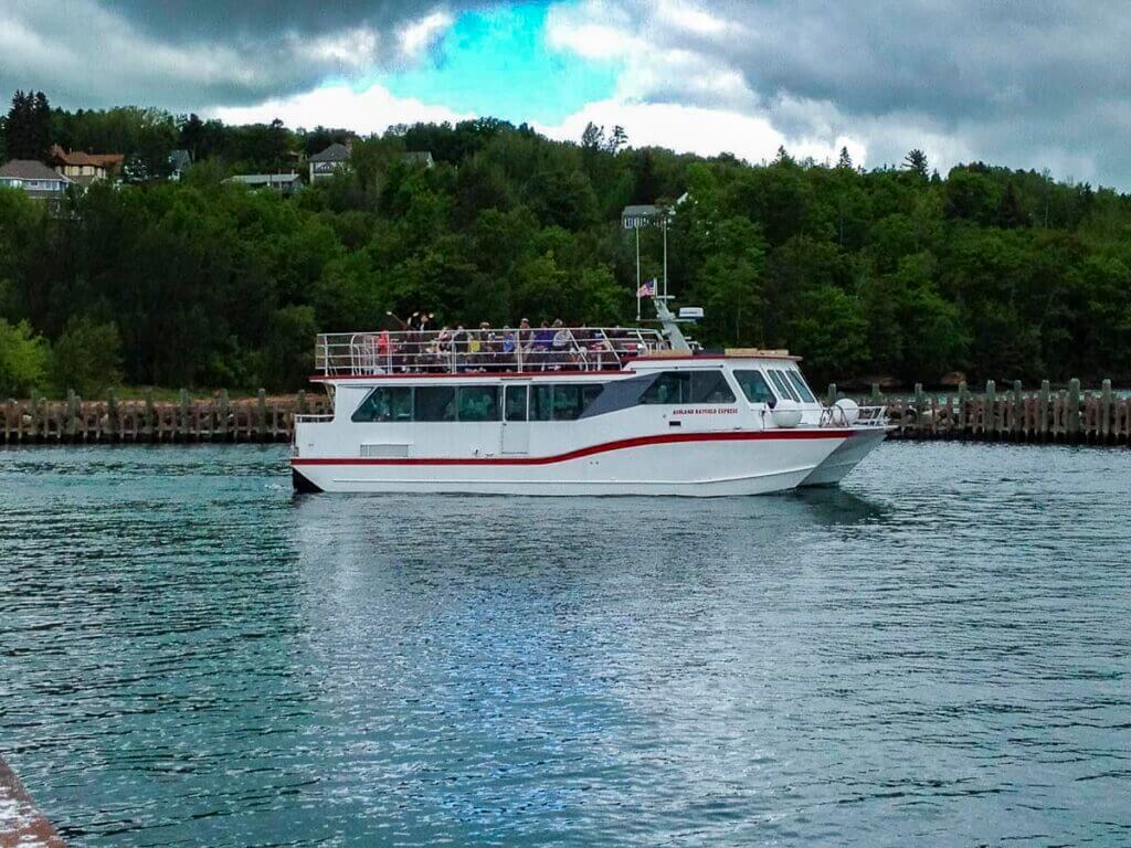 Why the Apostle Islands are a Camping Lover's Dream: Shuttle going to the Apostle Islands