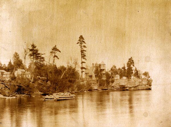 Apostle Islands Tour History: Historic image of Cedar Bark Lodge