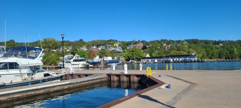 The city of Bayfield's dock