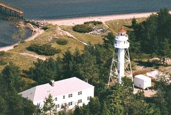 Lapointe Lighthouse On Long Island In Apostle Islands