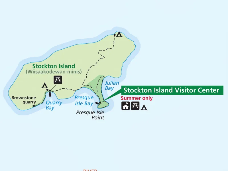 Stockton Island Map